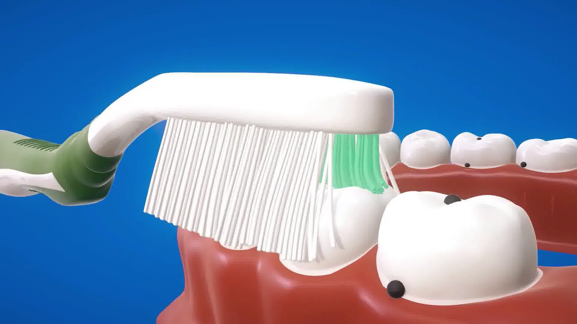 Groove Toothbrush Dual-Wall Molar Cupping